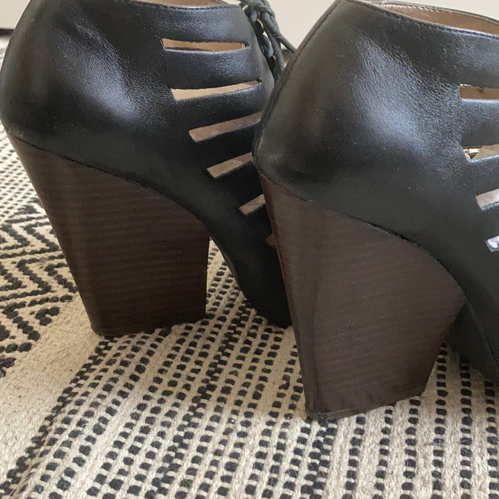 Leather Gladiator Booties - image 3
